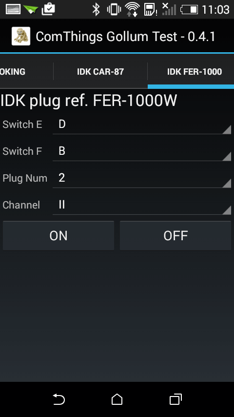 Gollum IDK FER-1000W plug control
